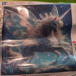 Diamond Art Painting Kit Unicorn 30x30